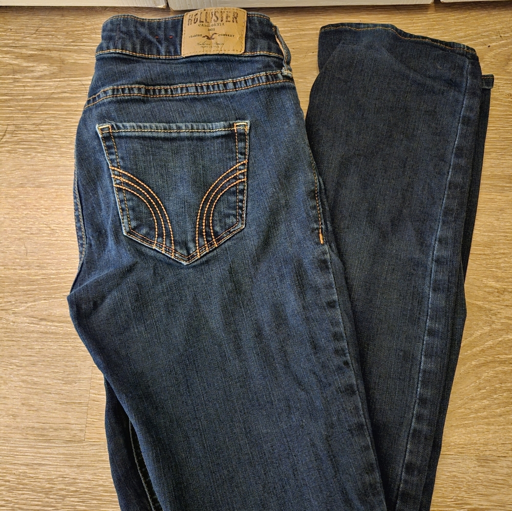 Hollister women's 5R skinny blue jeans